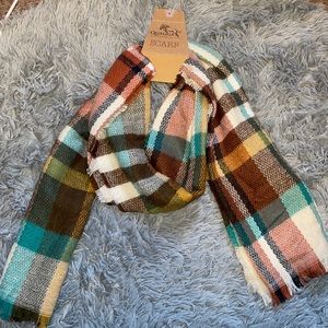 NWT Quagga Plaid Scarf